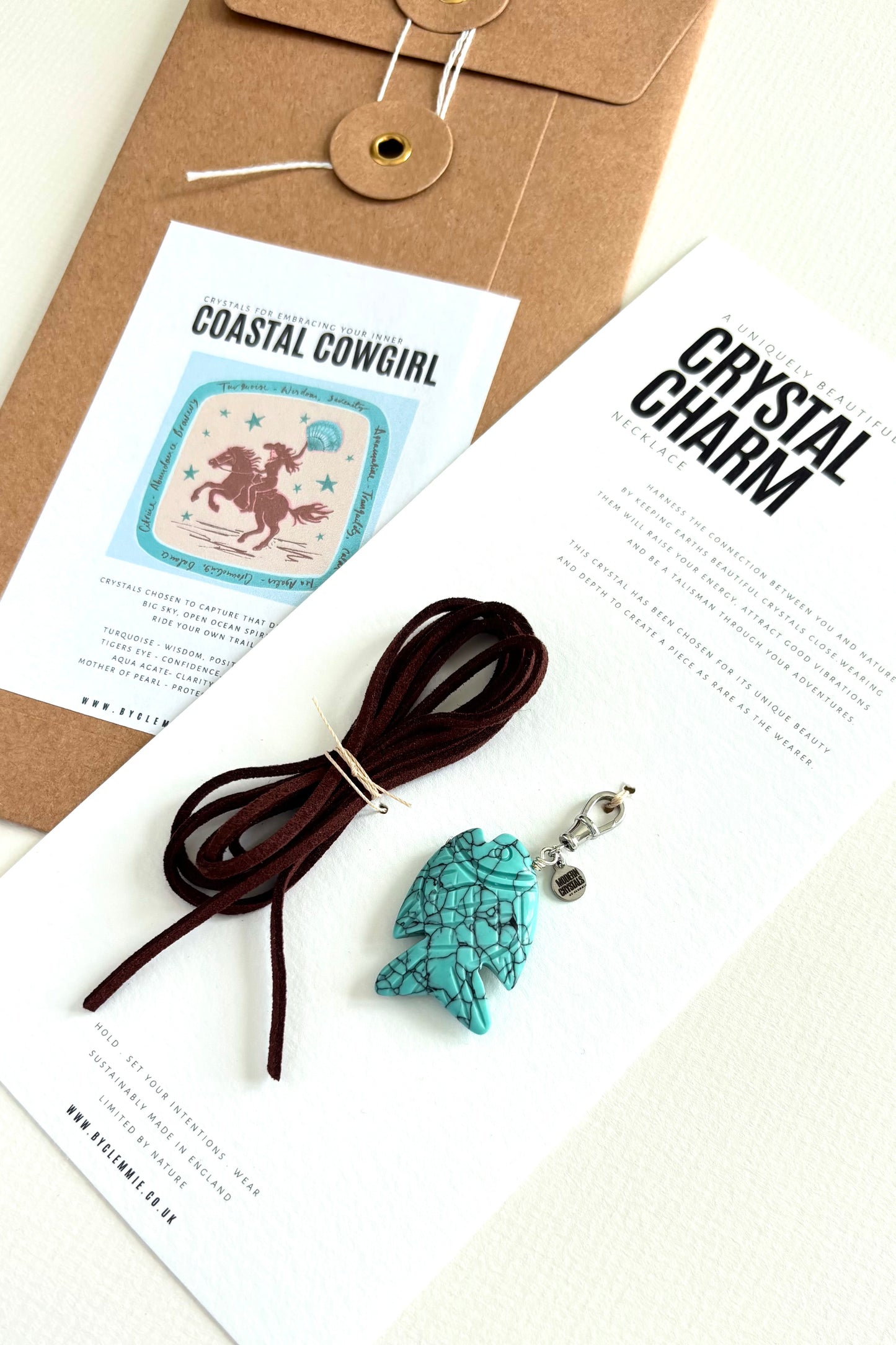 Turquoise Fish | Charm + String