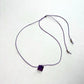 Crystal Charm Necklace | Amethyst Prism