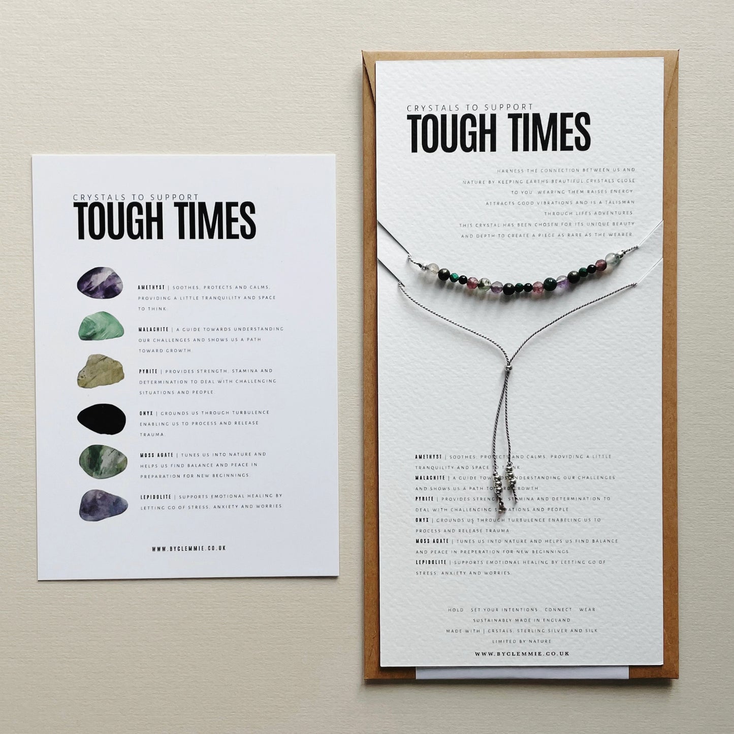 Crystal Recipe | Tough Times | Bracelet