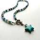 Turquoise Star | Charm + String