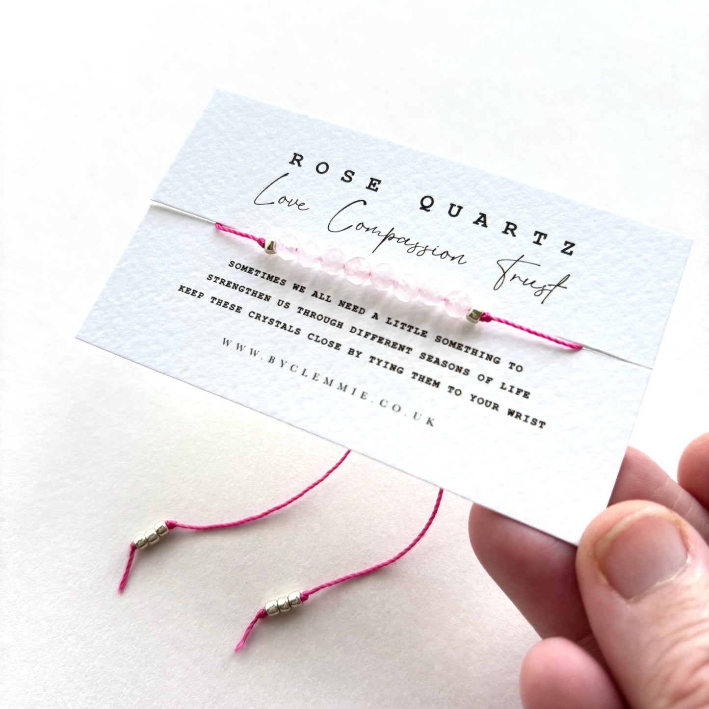 Crystal Bracelet | Rose Quartz