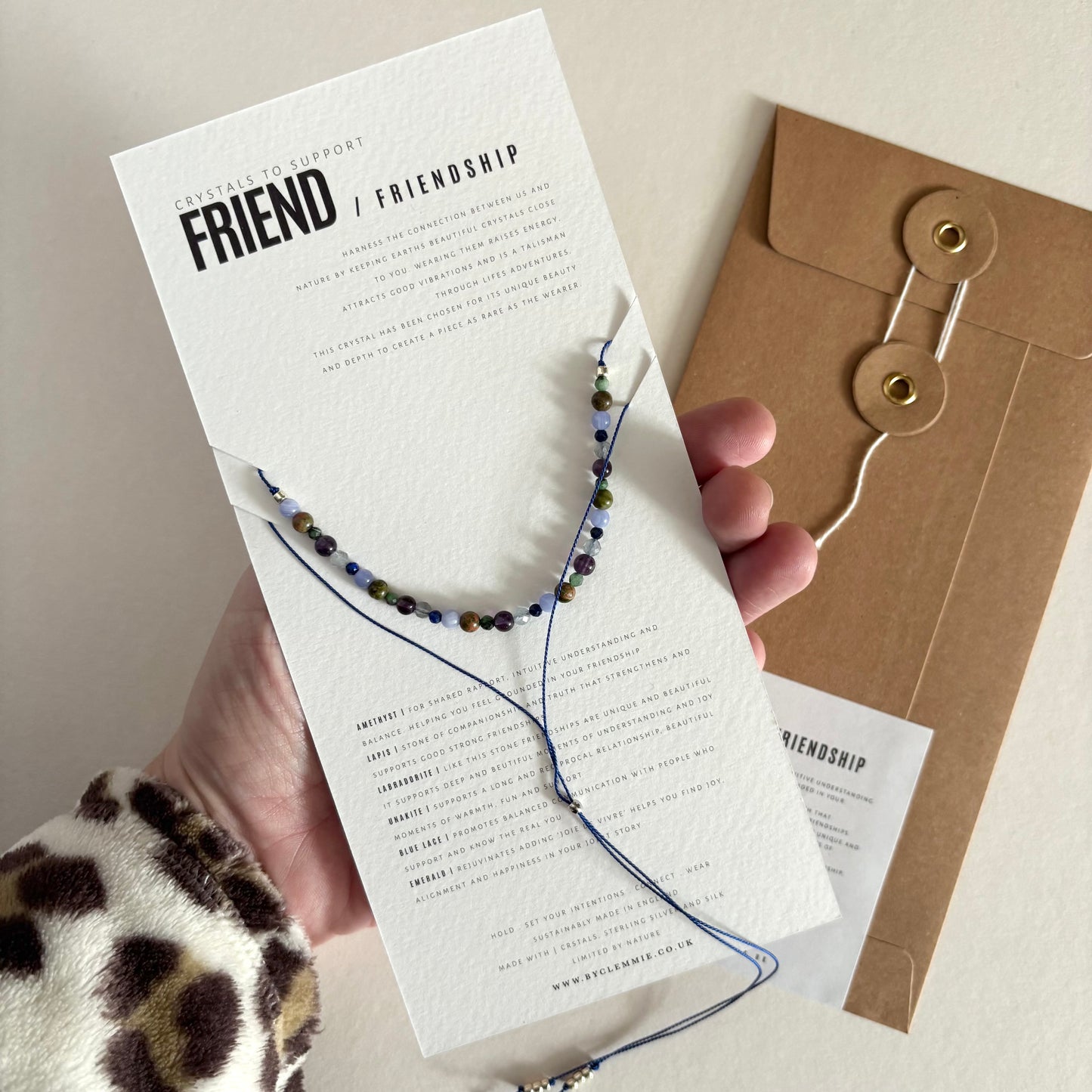 Crystal Recipe | Friend / Friendship | Necklace