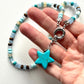 Turquoise Star | Charm + String