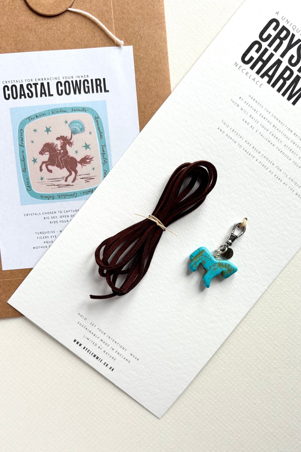 Turquoise Horse | Charm + String