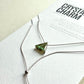 Crystal Charm Necklace | Labradorite Pyramid
