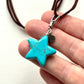 Turquoise Star | Charm + String