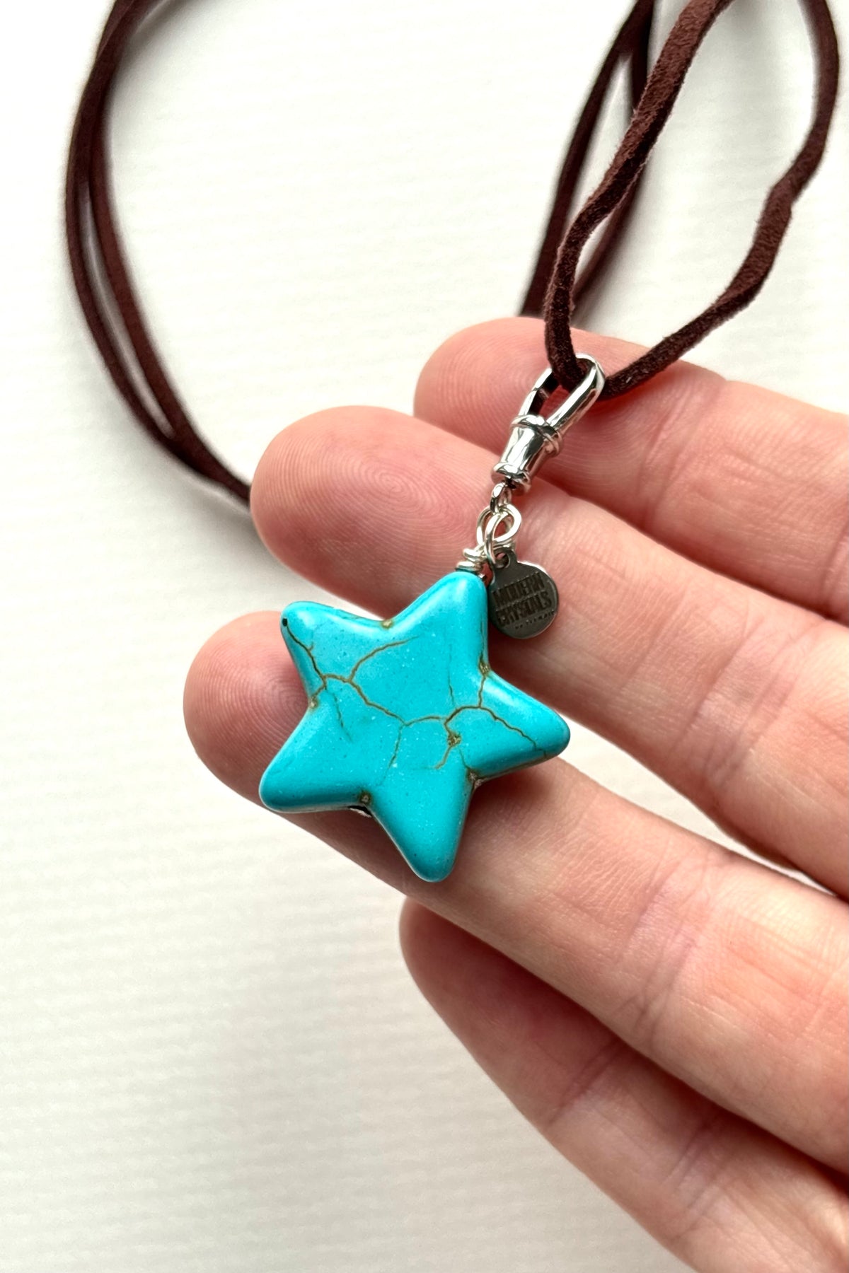 Turquoise Star | Charm + String