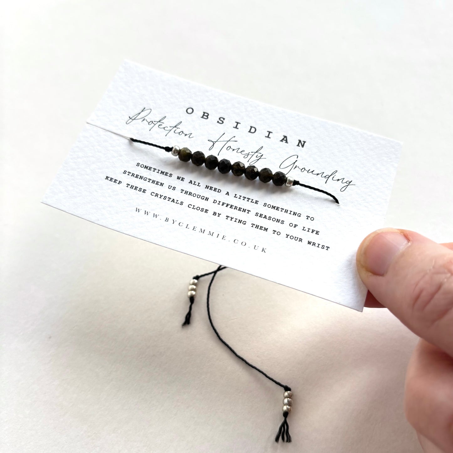 Crystal Bracelet | Obsidian