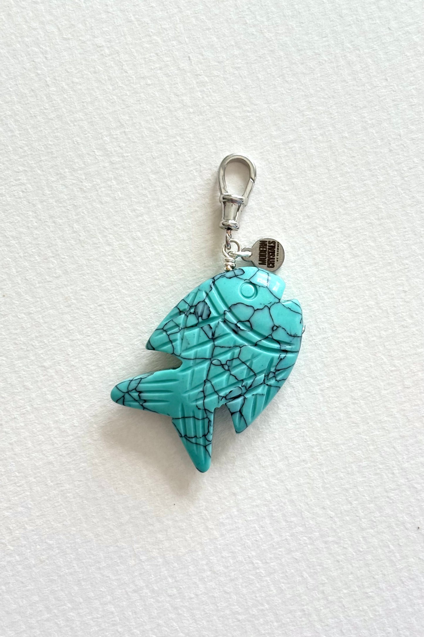 Turquoise Fish | Charm + String