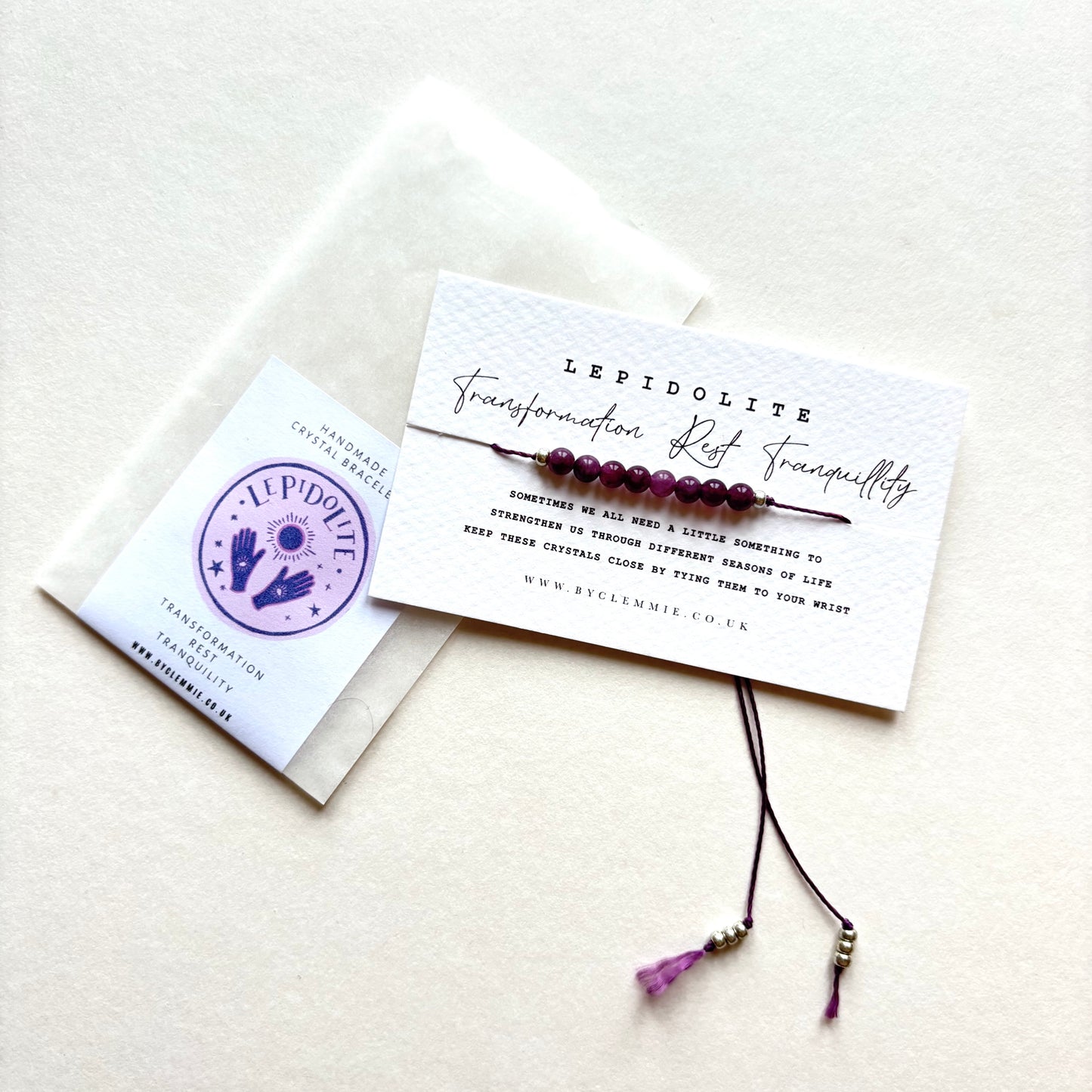 Crystal Bracelet | Lepidolite