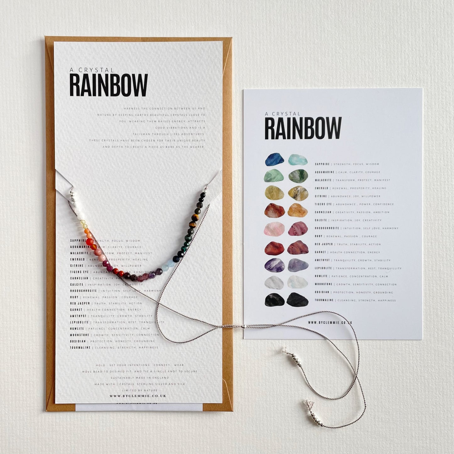 Crystal Recipe | Crystal Rainbow | Necklace