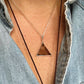 Pyramid Necklace - Smokey Quartz