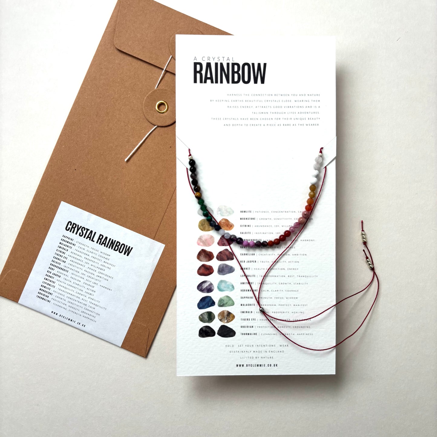 Crystal Recipe | Crystal Rainbow | Necklace