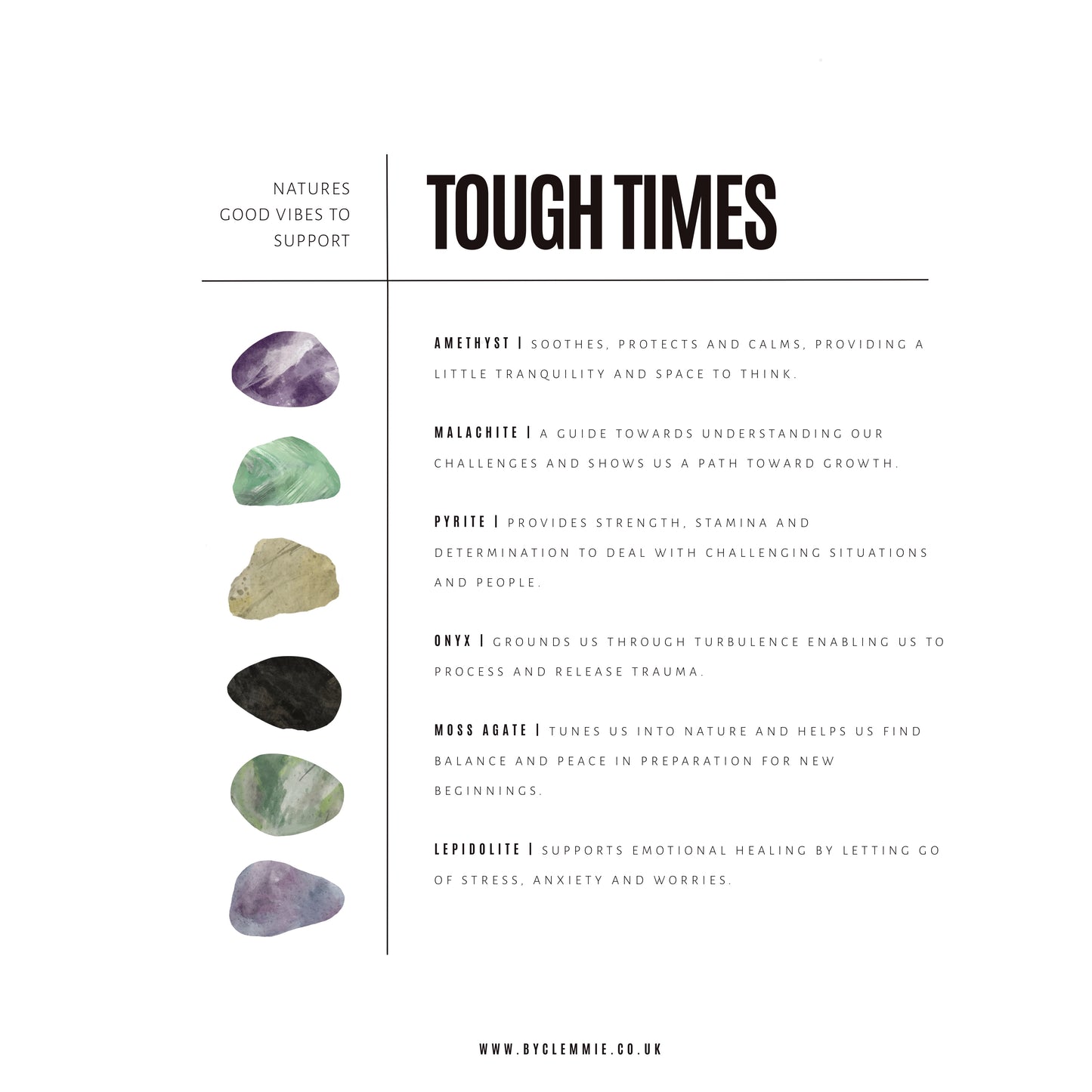 Crystal Recipe | Tough Times | Bracelet