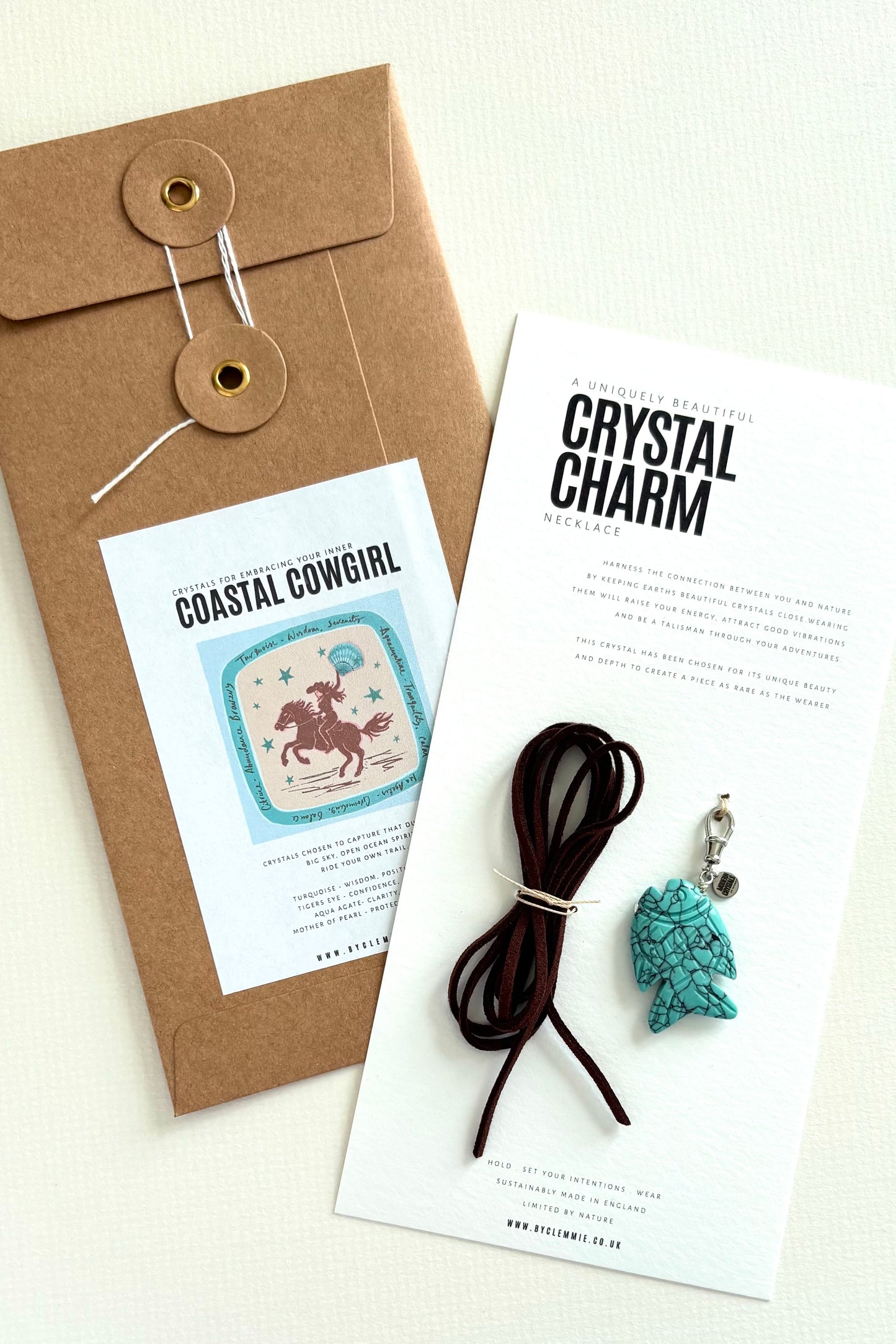 Turquoise Fish | Charm + String