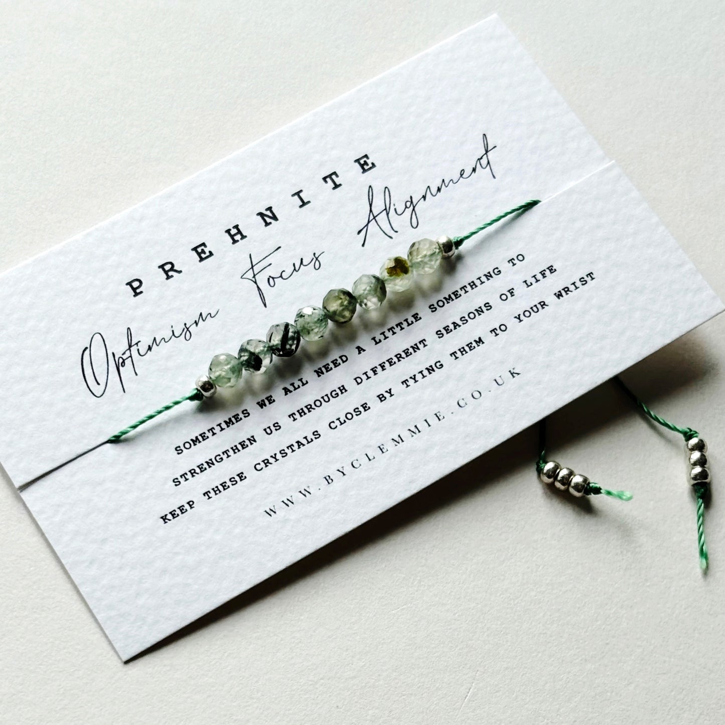 Crystal Bracelet | Prehnite