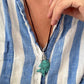 Turquoise Fish | Charm + String