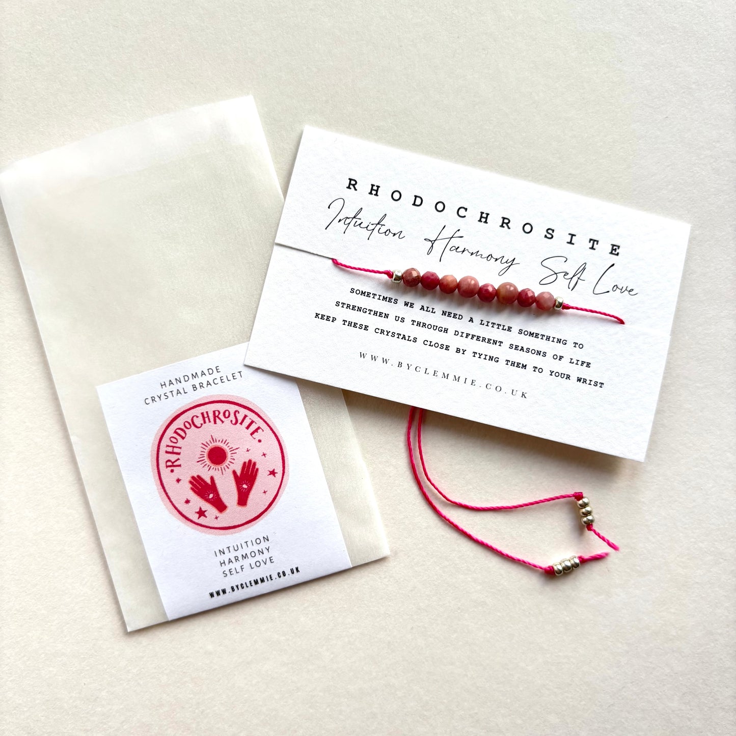 Crystal Bracelet | Rhodochrosite