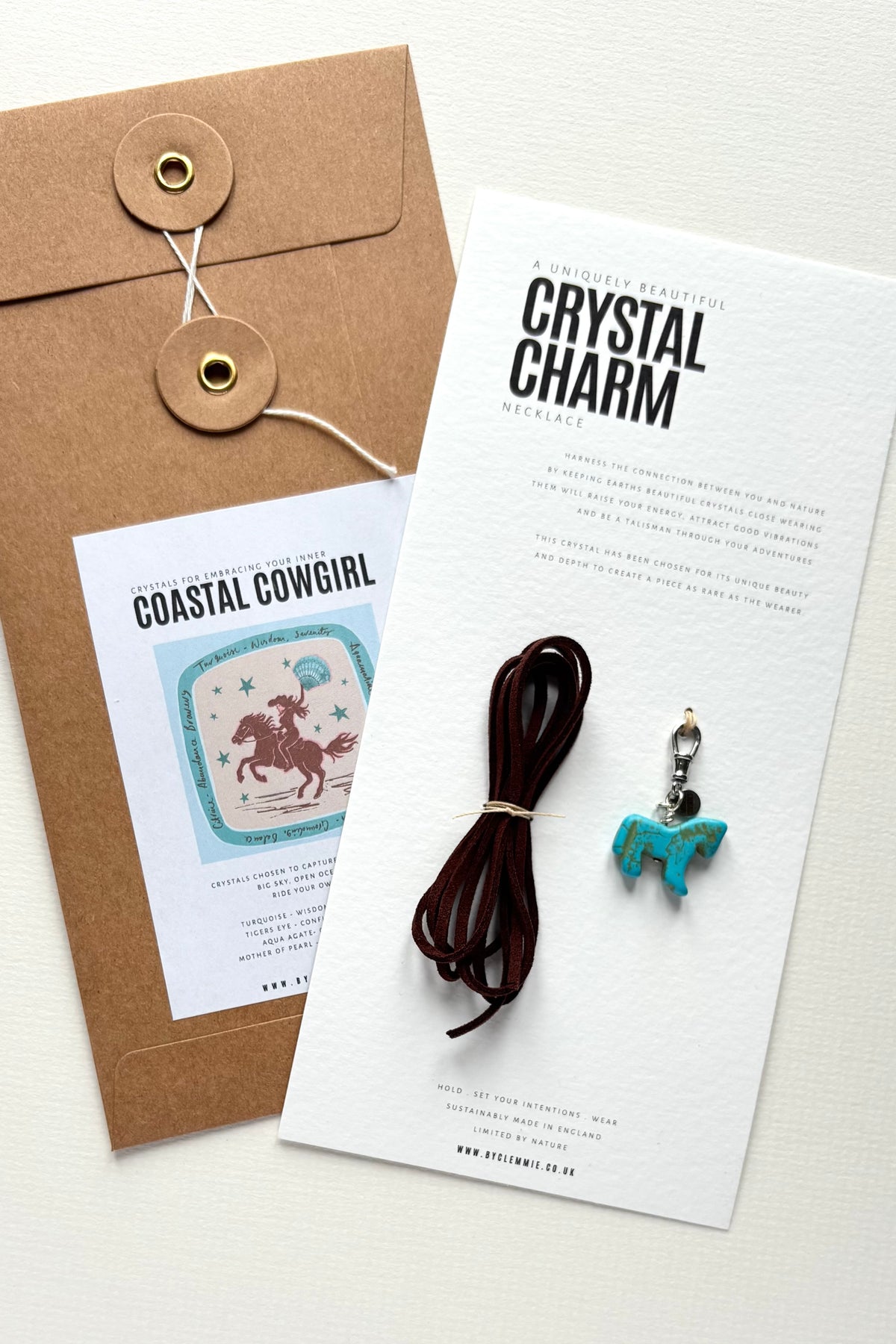 Turquoise Horse | Charm + String
