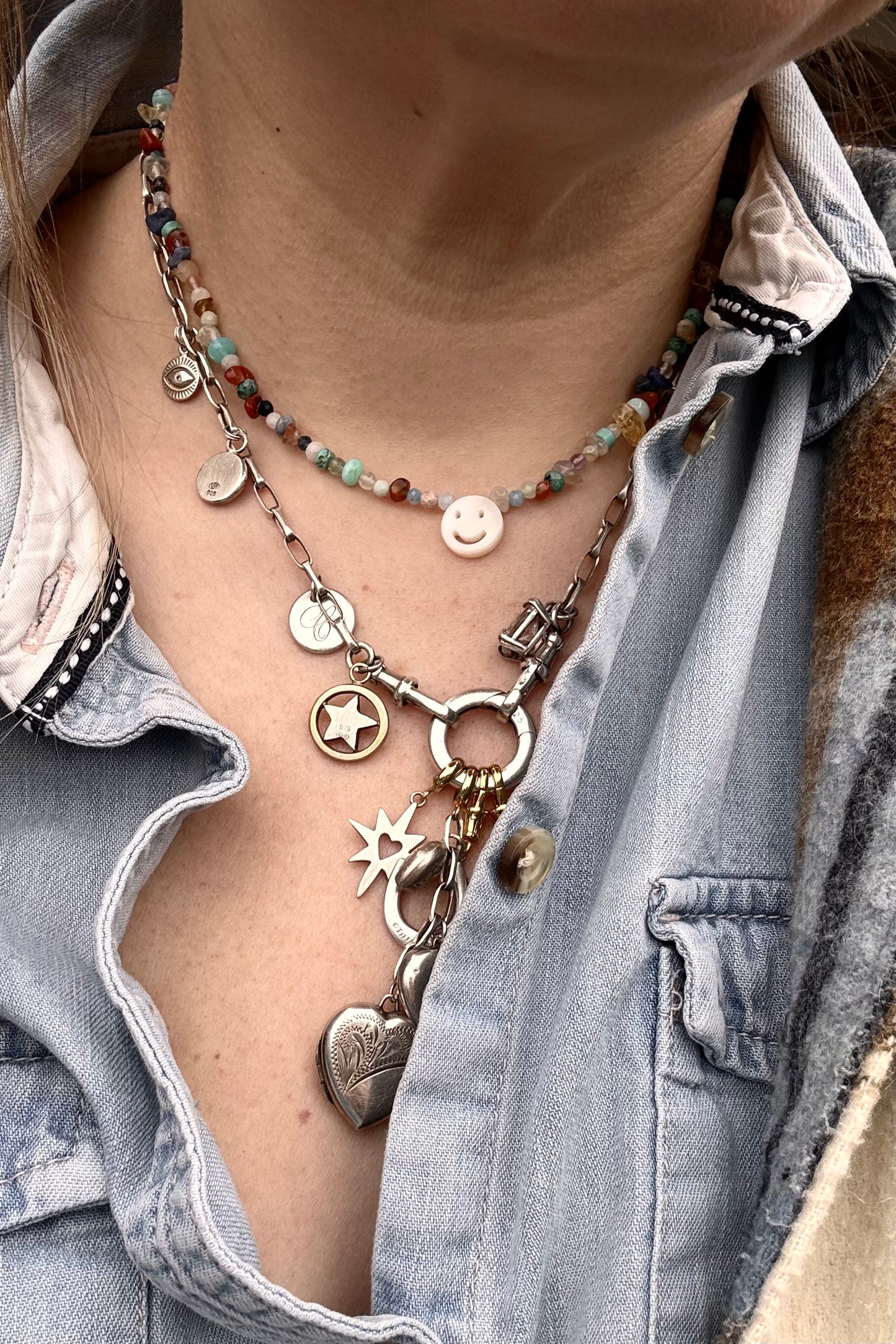 CALMING OCEAN CRYSTALS  | Necklace