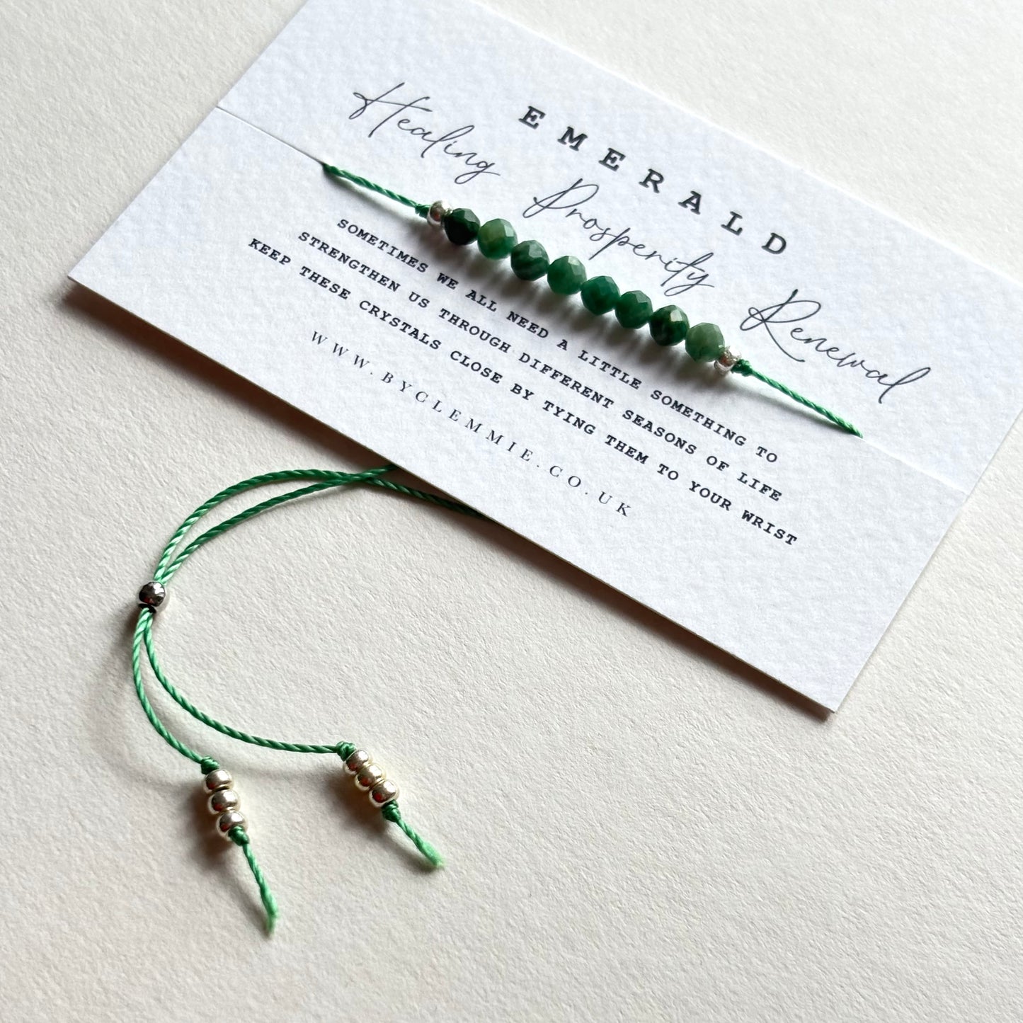 Crystal Bracelet | Emerald