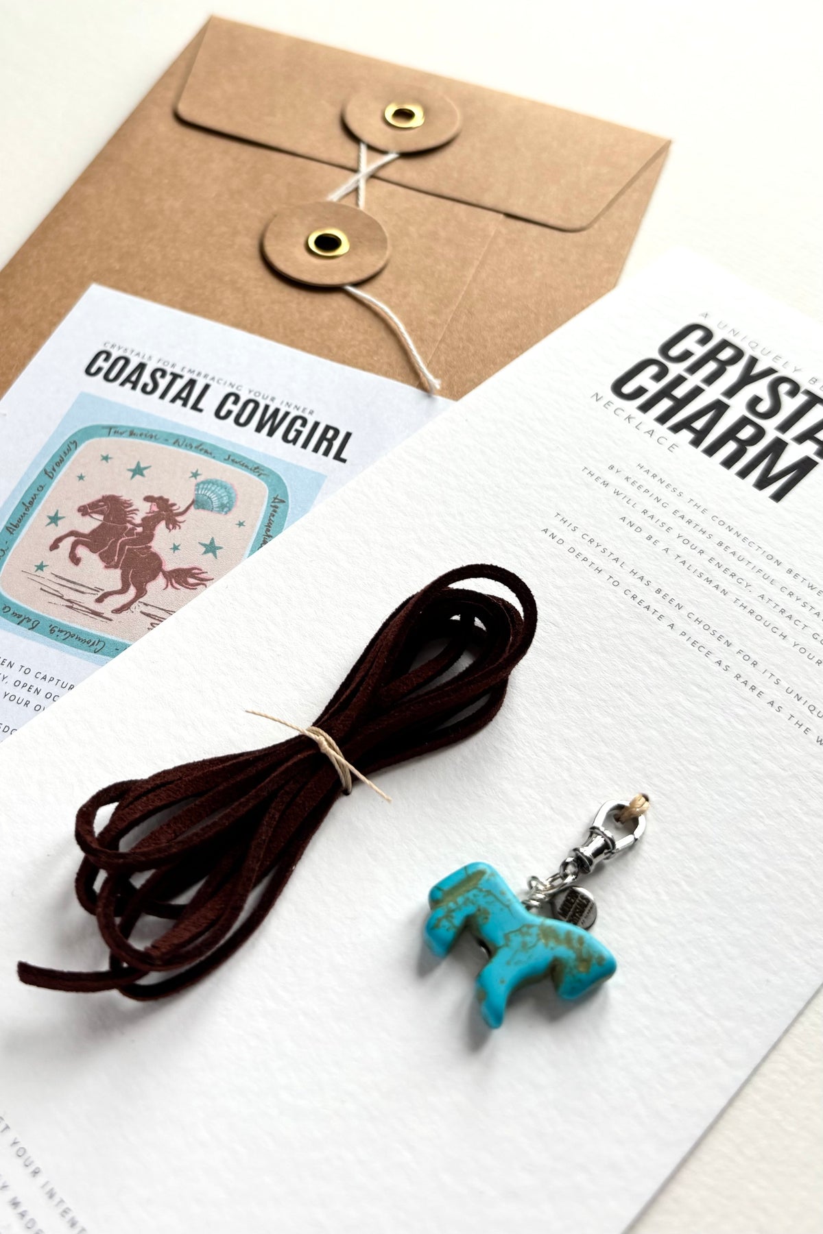 Turquoise Horse | Charm + String