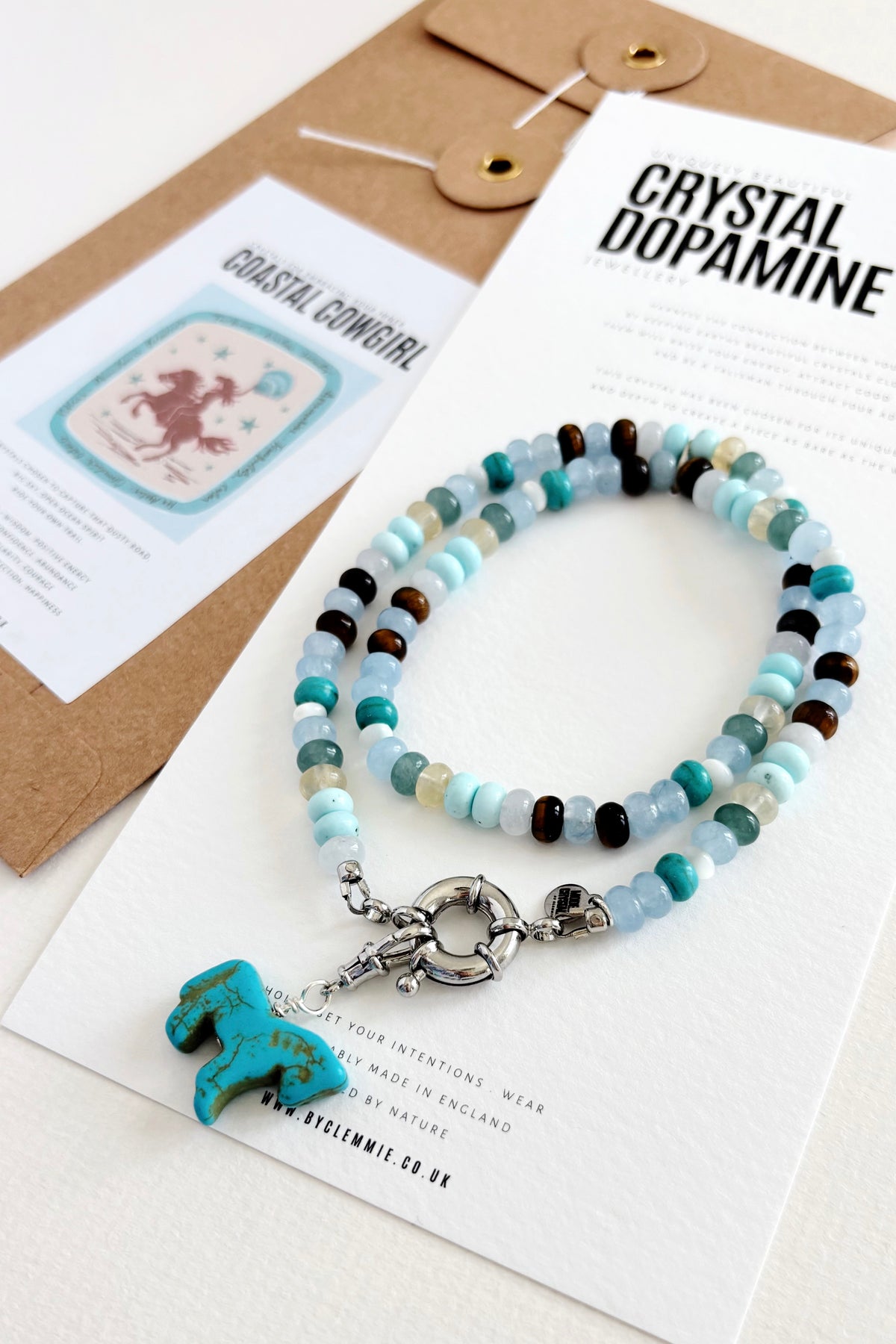 Bolt Clasp Necklace | Coastal Cowgirl