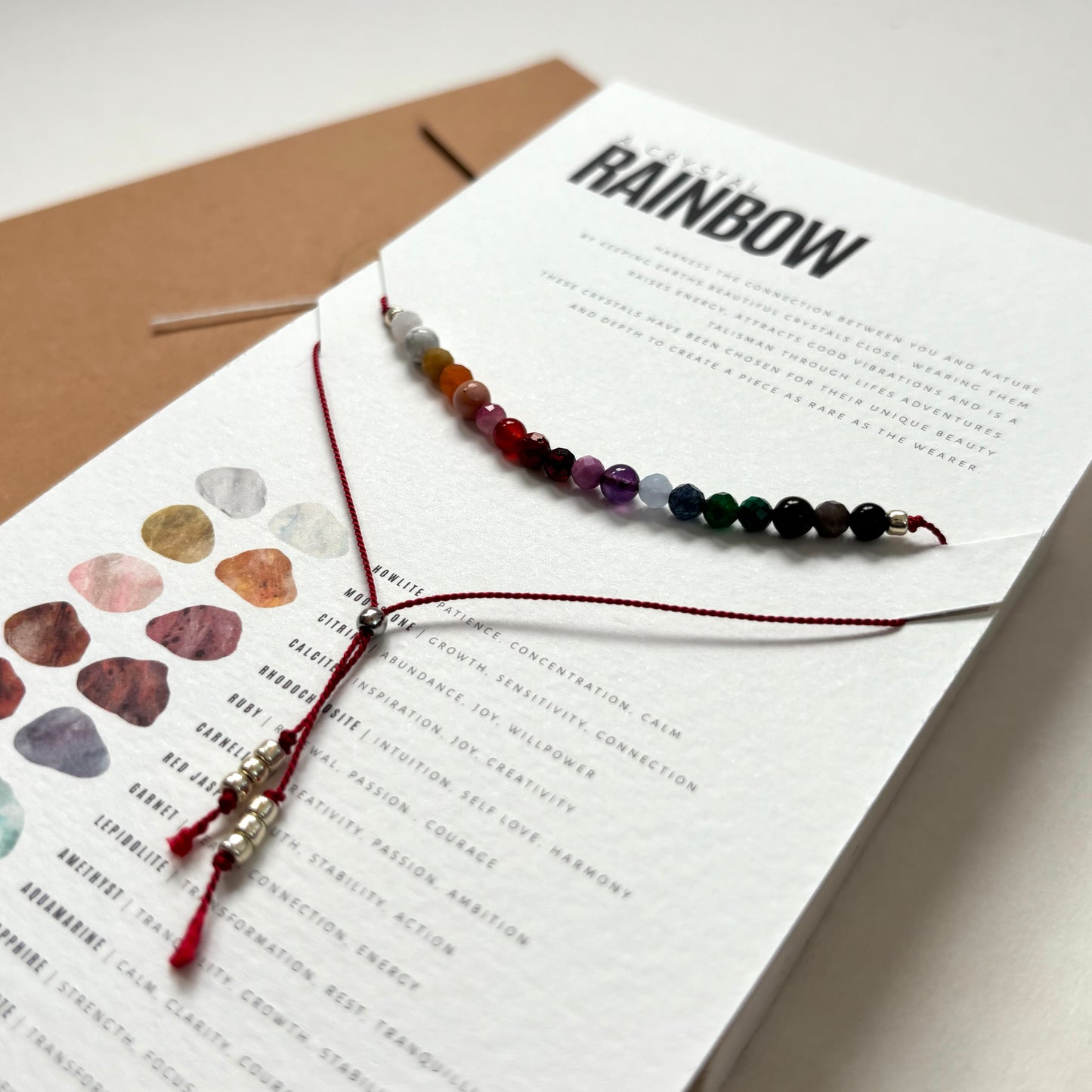 Crystal Recipe | Rainbow of Crystal | Bracelet