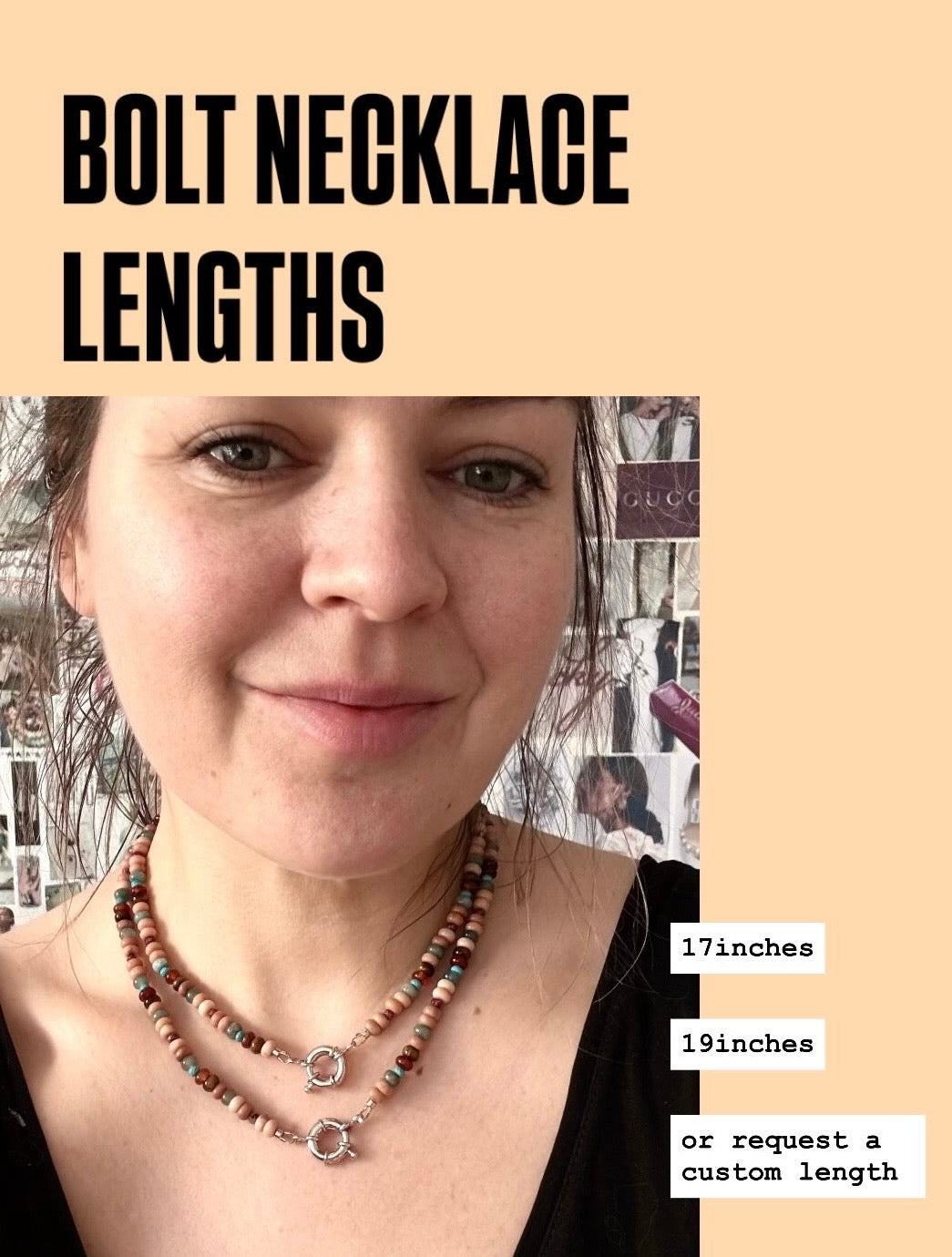 Bolt Clasp Necklace | Nature