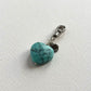 Turquoise Heart | Charm + String