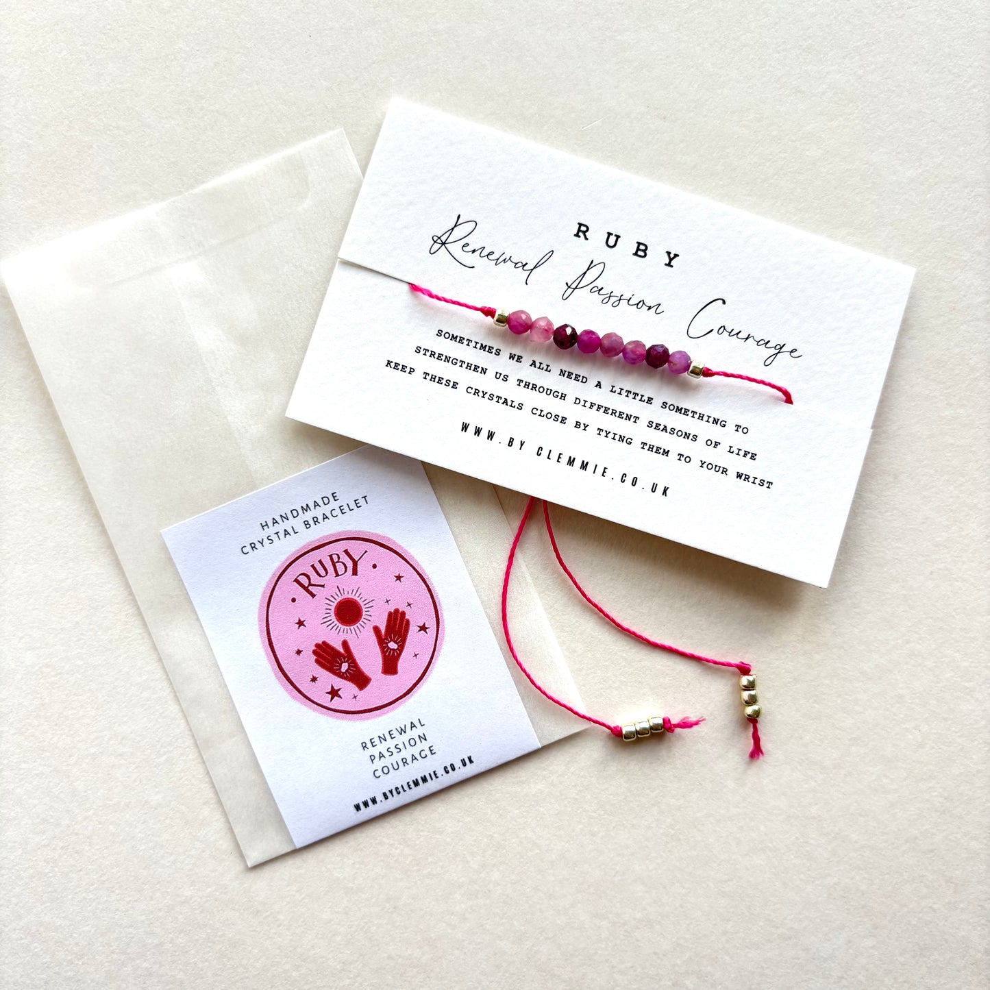 Crystal Bracelet | Ruby