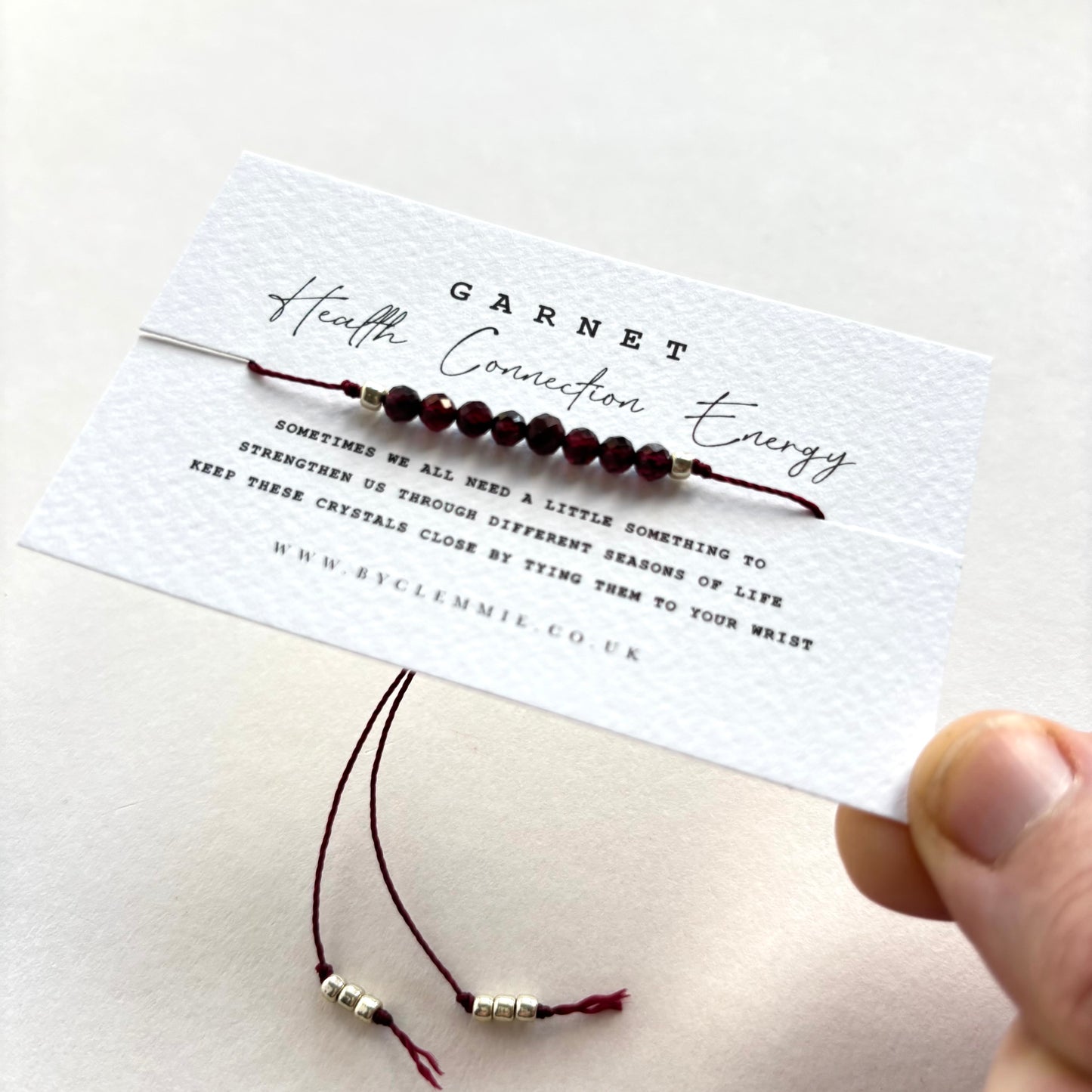 Crystal Bracelet | Garnet