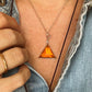 Pyramid Necklace - Citrine