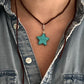 Turquoise Star | Charm + String