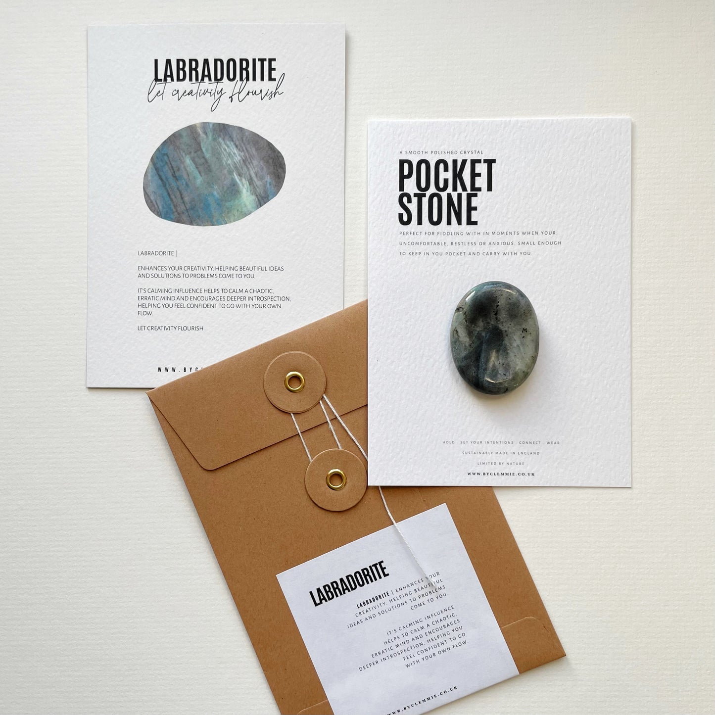 Pocket Worry Stone | Labradorite