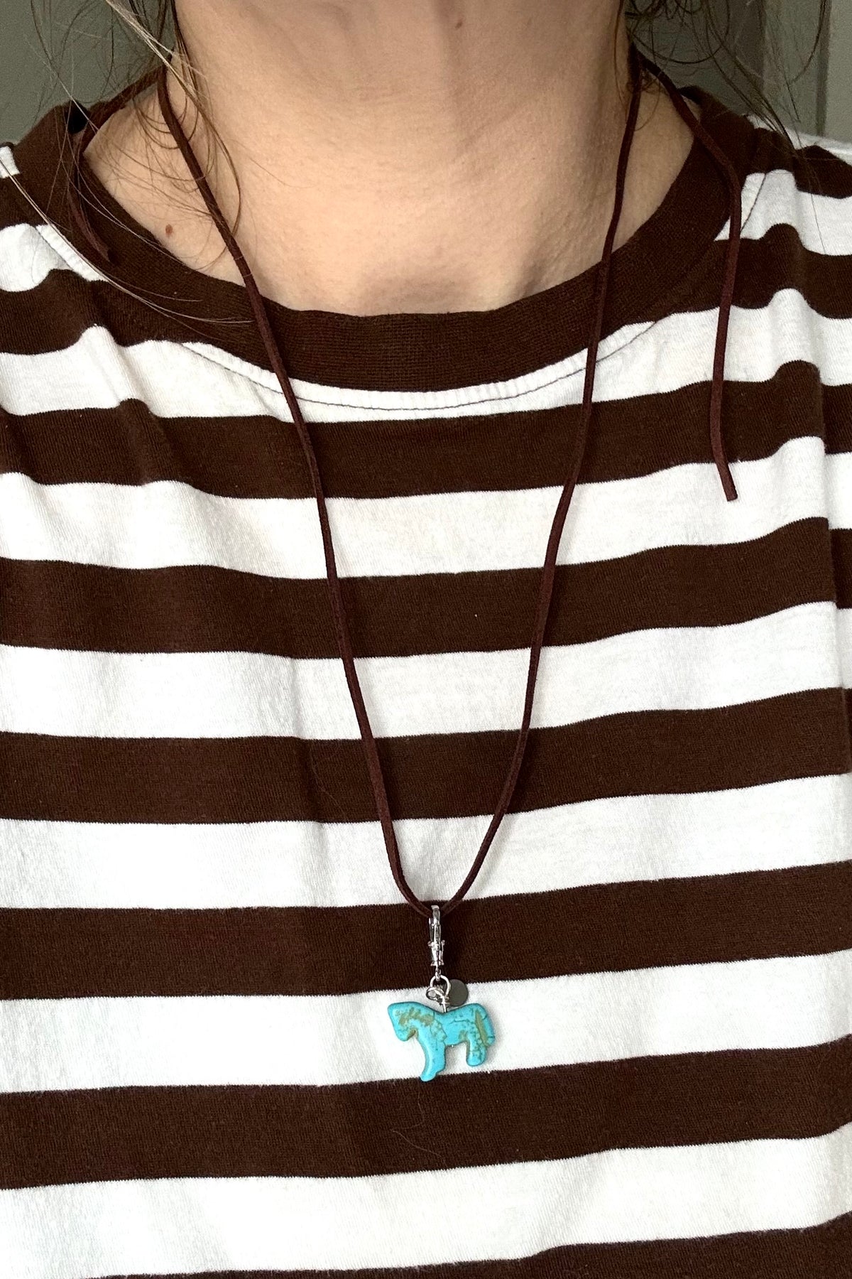 Turquoise Horse | Charm + String