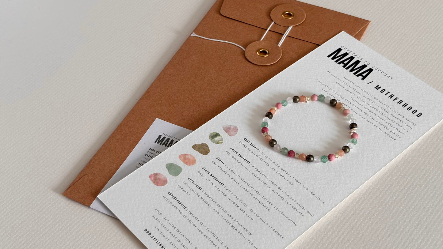 Crystals For Mama's / Motherhood | Stretch Bracelet