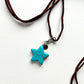 Turquoise Star | Charm + String