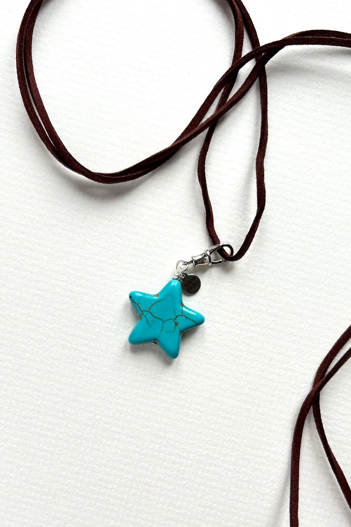 Turquoise Star | Charm + String