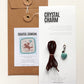 Turquoise Heart | Charm + String