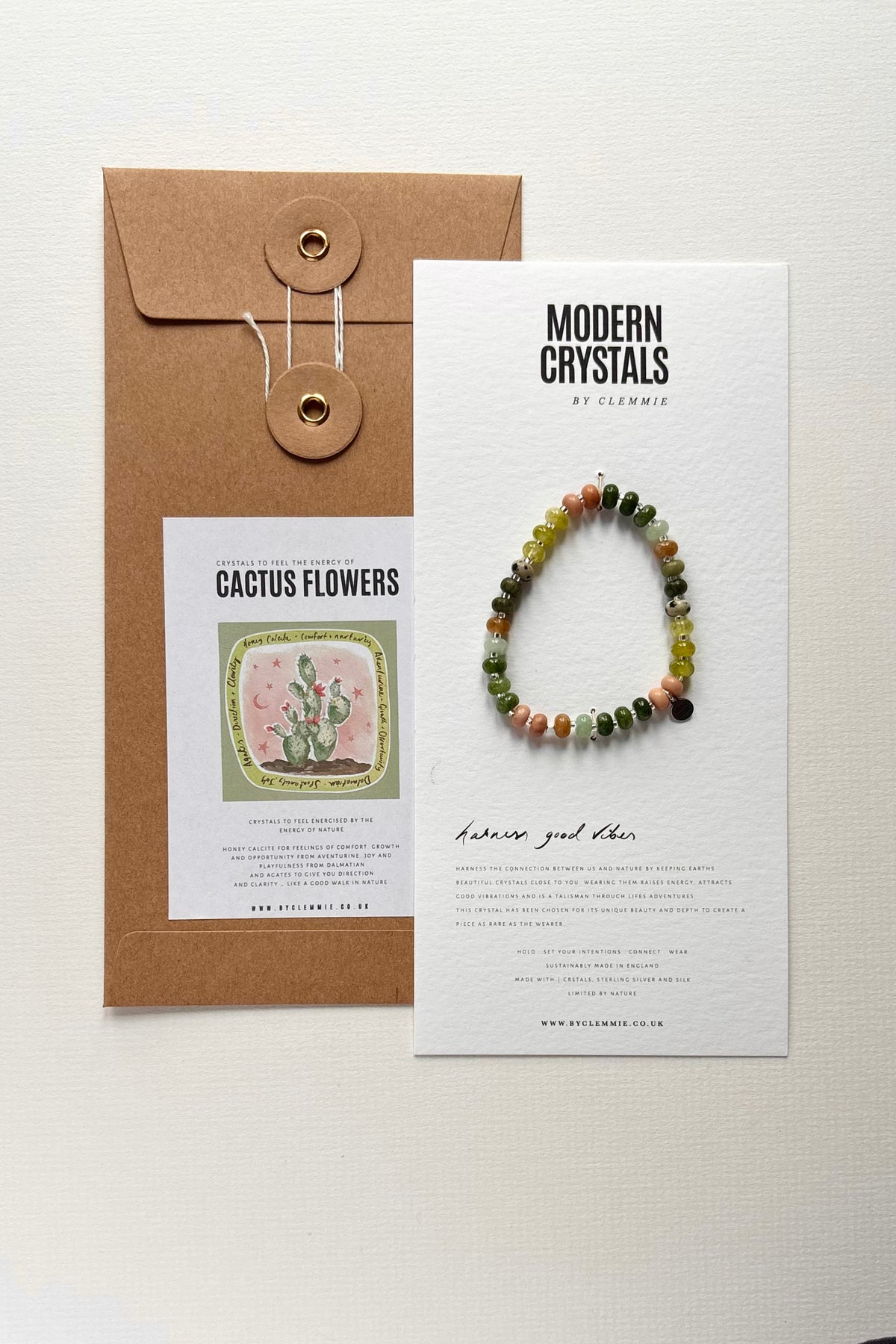 Stretch Bracelet  | Cactus Flowers