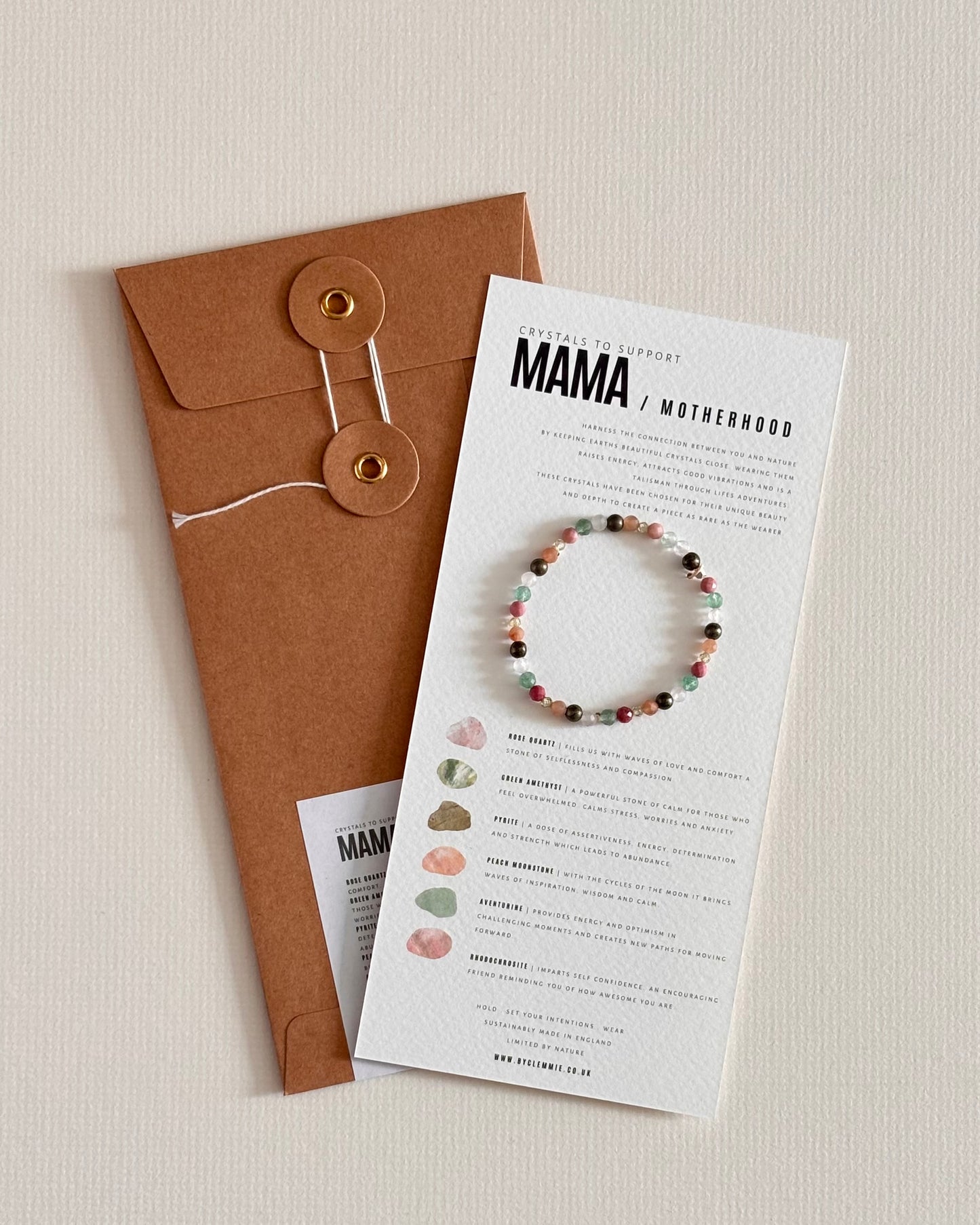 Crystals For Mama's / Motherhood | Stretch Bracelet