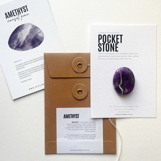 Pocket Worry Stone | Amethyst