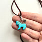 Turquoise Horse | Charm + String