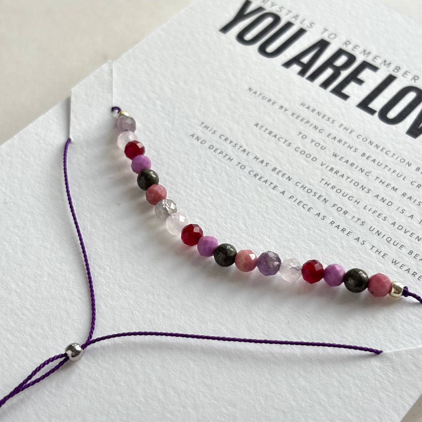 Crystal Recipe | You are Loved | Bracelet