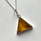 Pyramid Necklace - Citrine