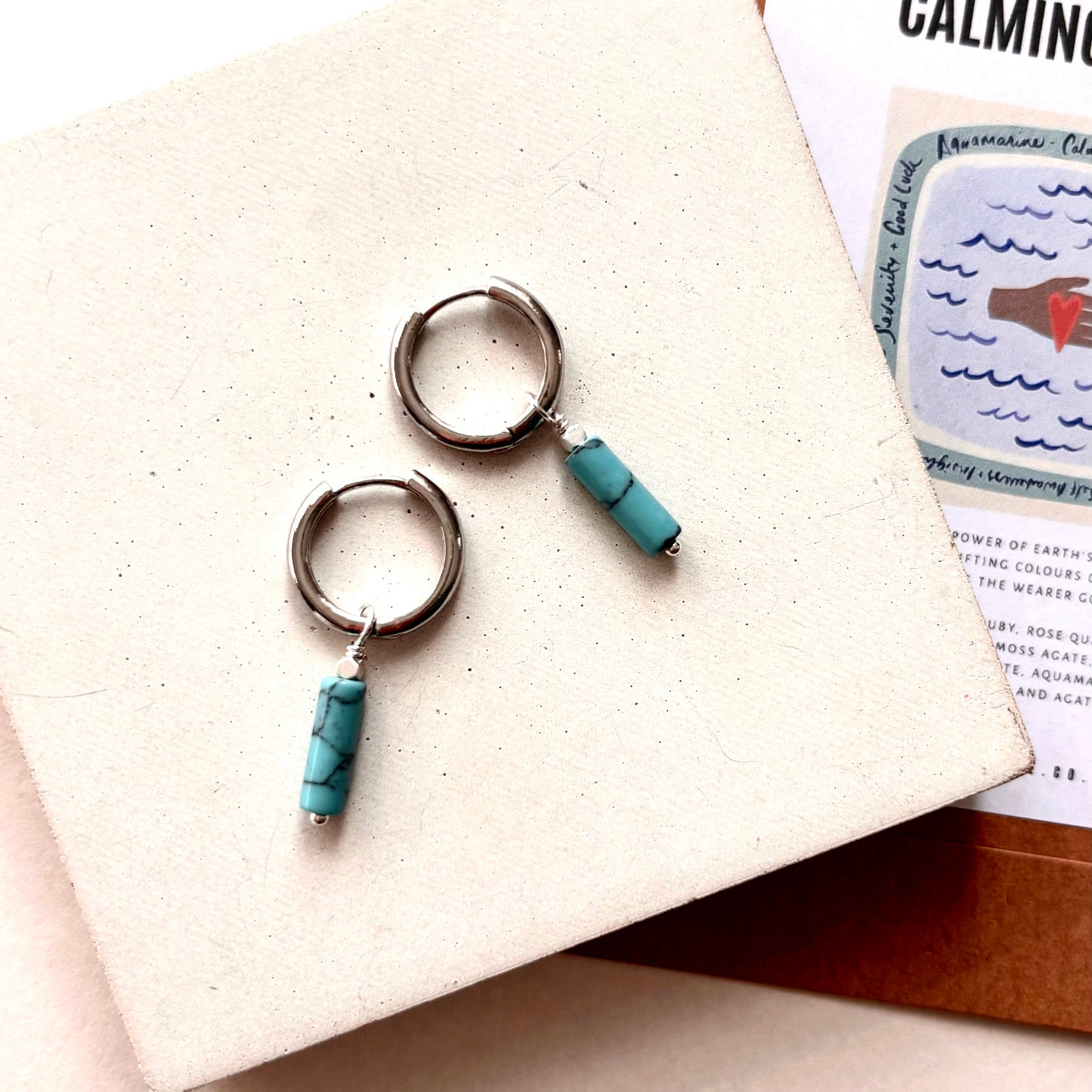 CALMING OCEAN  | Charm Earrings