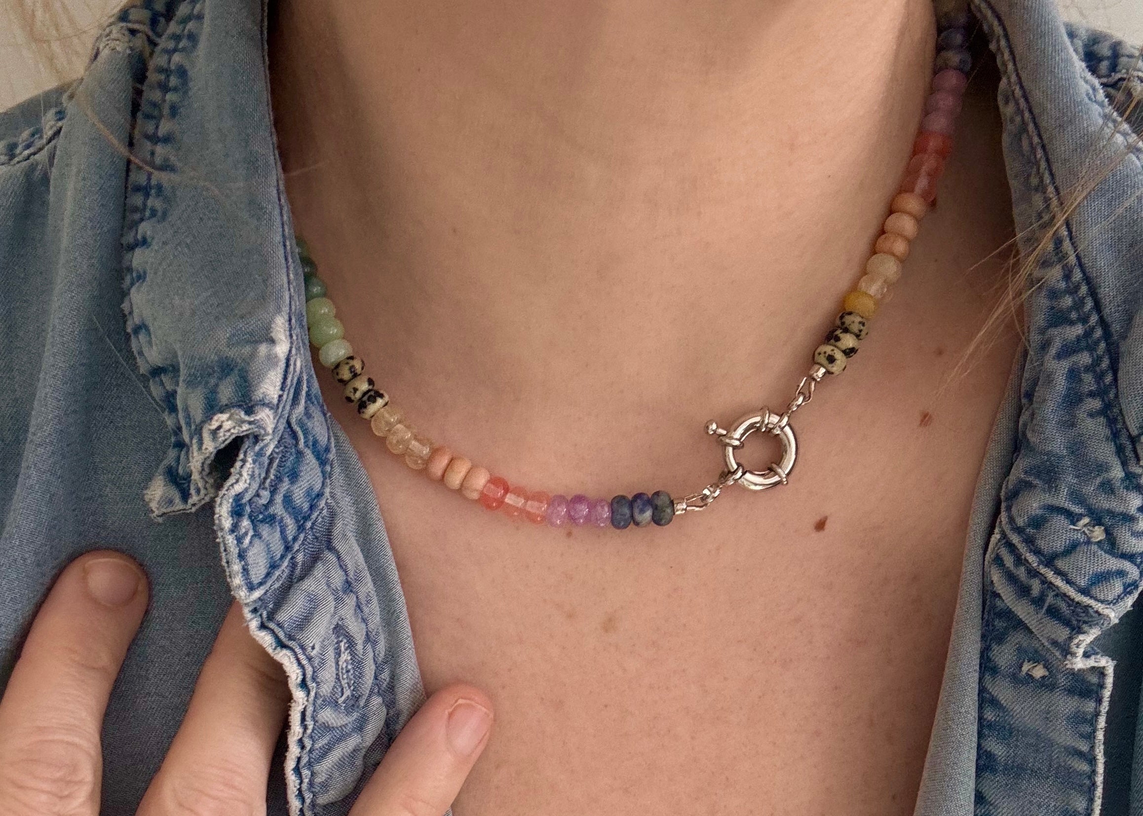 健康アクセサリー CLEMITA athlete Bolt Clasp Necklace | In Bloom – By Clemmie