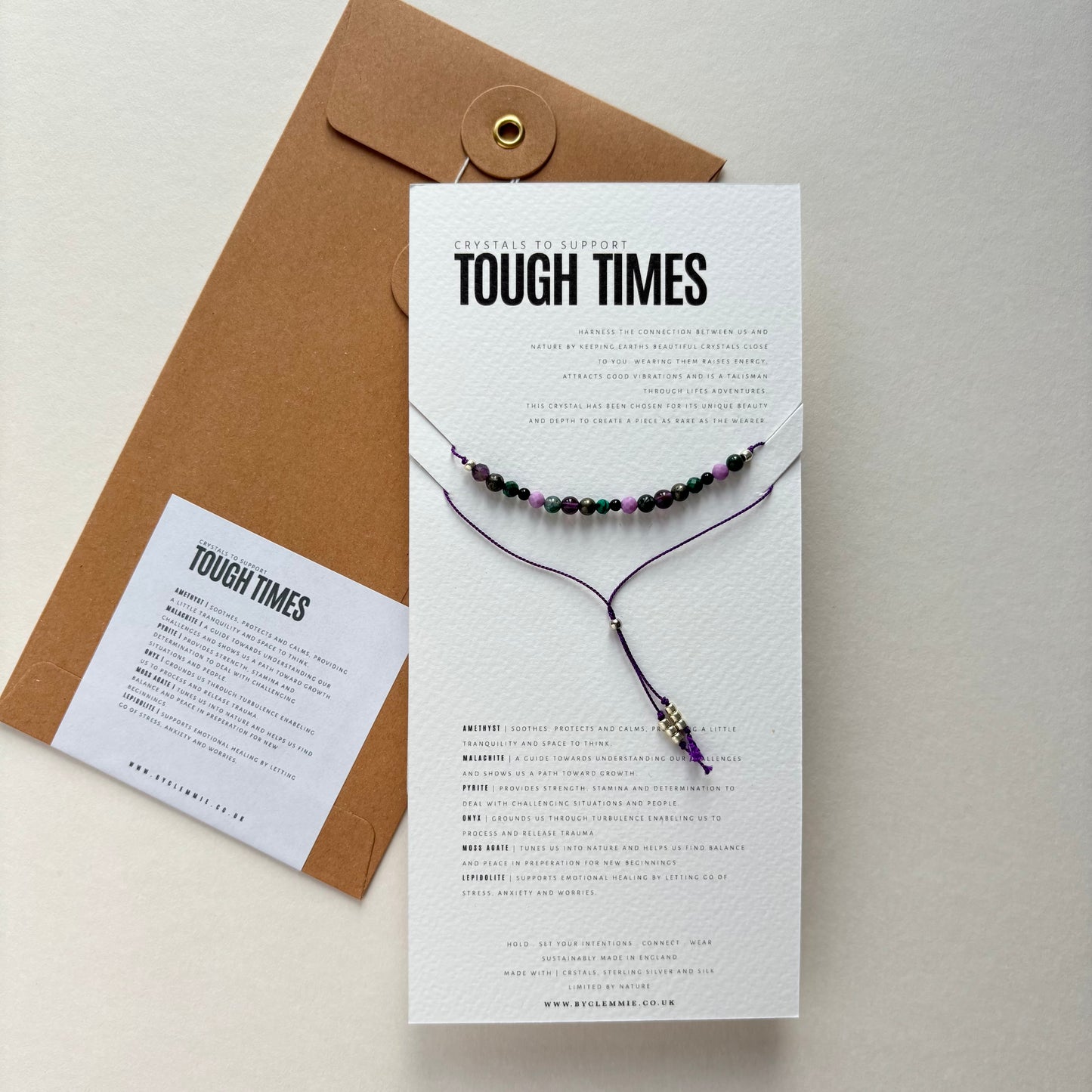 Crystal Recipe | Tough Times | Bracelet