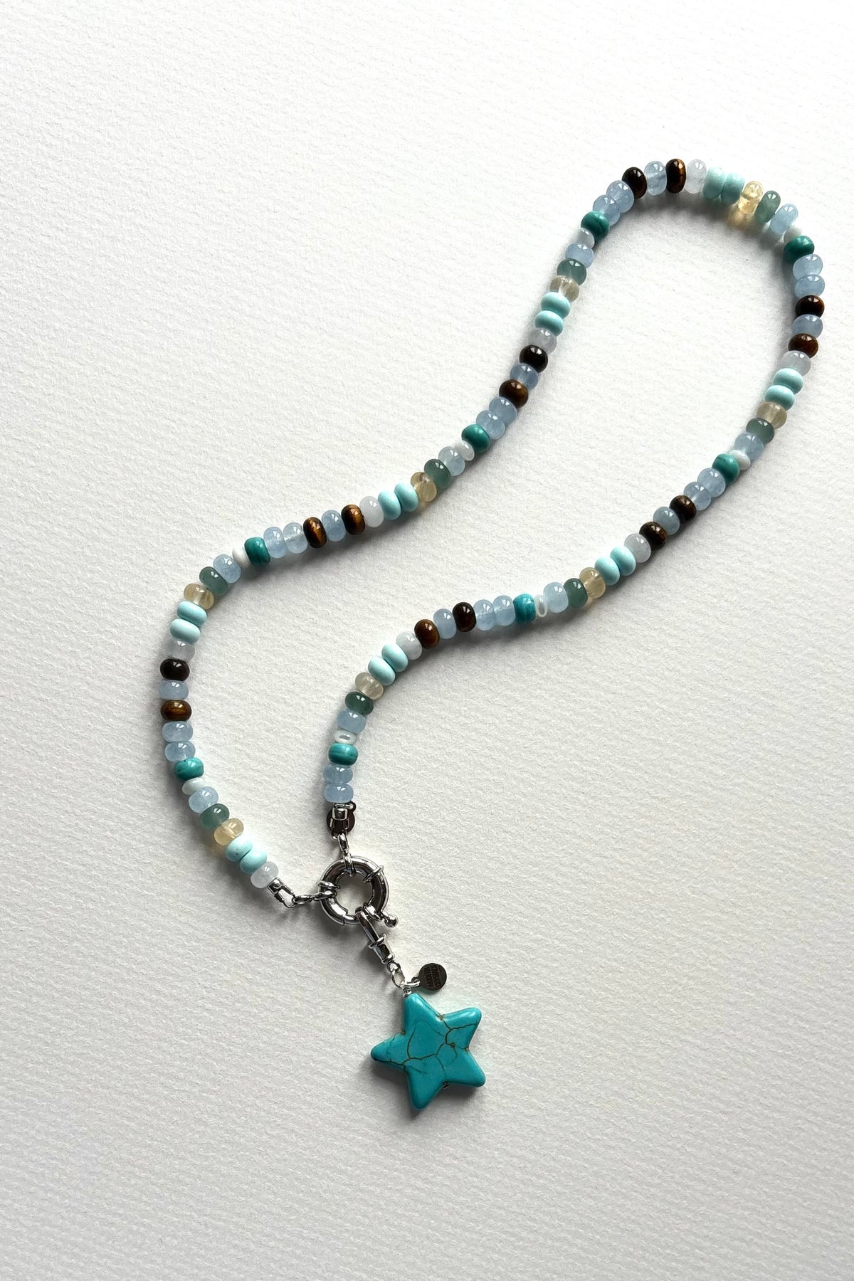 Turquoise Star | Charm + String